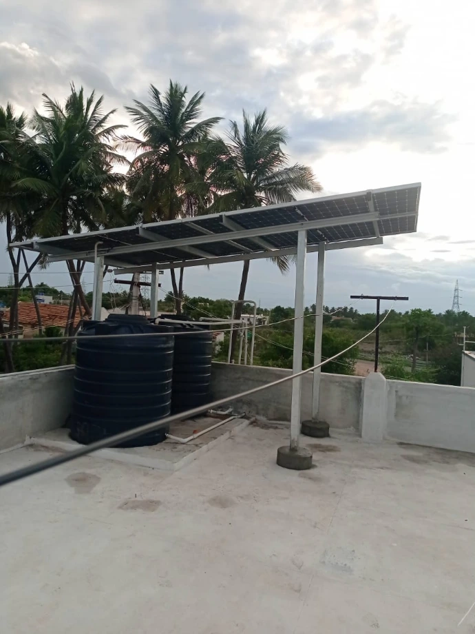 2KW USL SOLAR ONGRID SYSTEM ELEVATED MOUNT